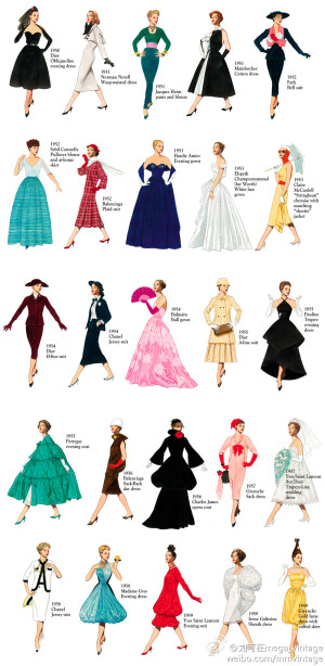 1950s great fashion designs