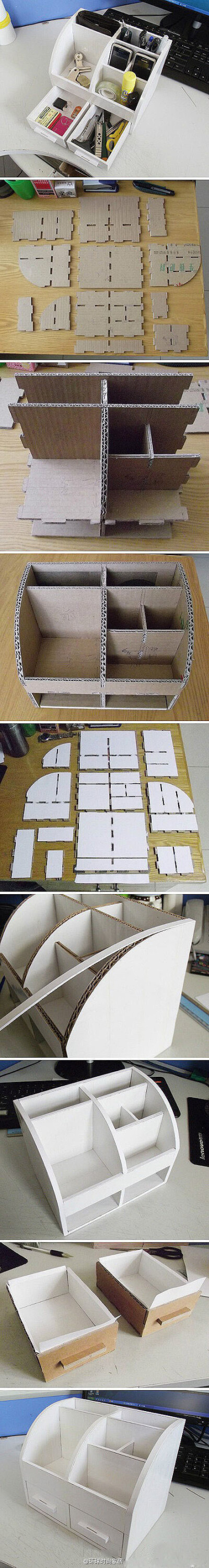 自己动手做个实用储物盒