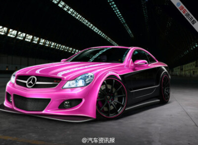 Mercedes SL63 Pink