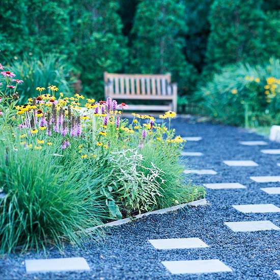 Pebbles and Plantings