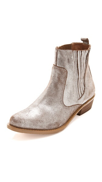 Daniblack Torpedo Metallic Suede Boots