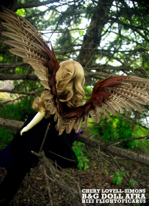 Custom BJD Pheonix Style Wings