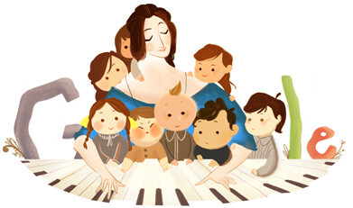 女钢琴家克拉拉·舒曼诞辰 193 周年