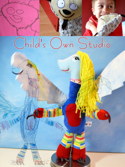 孩子心中的玩偶——Child’s Own Studio：从2007年依据4岁儿子的自画像涂鸦为他制作第一只玩偶开始5年间Wendy Tsao将世界各地孩子寄来的涂鸦画稿变为属于他们独一无二的玩偶“Every child is an artist. The problem…