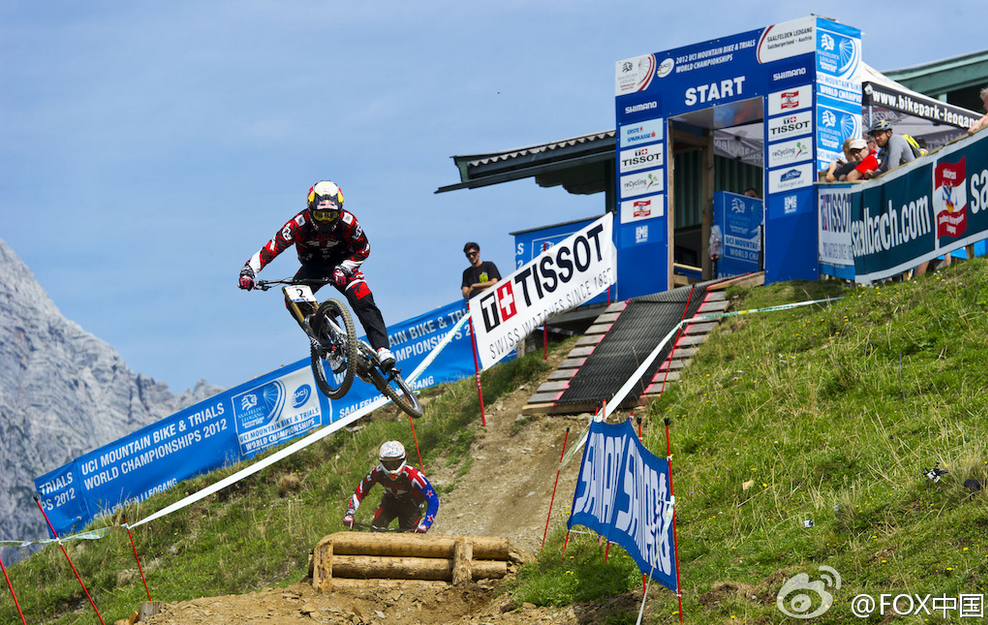 2012-8 | Aaron Gwin 賽前練習 | UCI Mountain Bike World Championships 2012