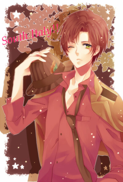 Tags: Anime, Fanart, Axis Powers: Hetalia, Pixiv, South Italy