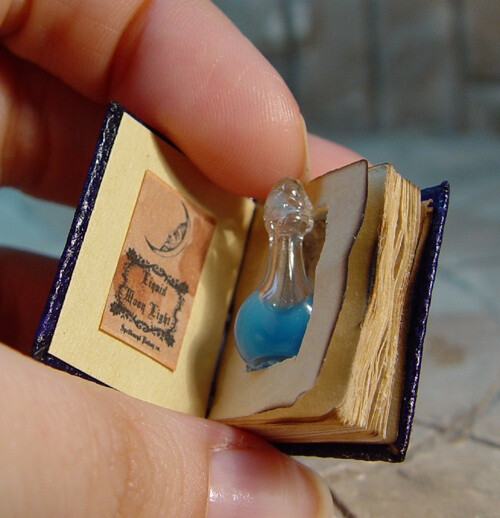 Miniature potion book.