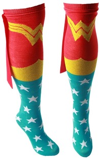美国代购 Wonder Woman 神力女超人 怪品味 及膝袜 中筒袜