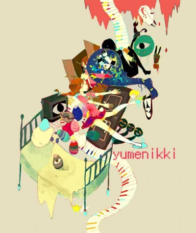 一块染着不同颜色的拼图