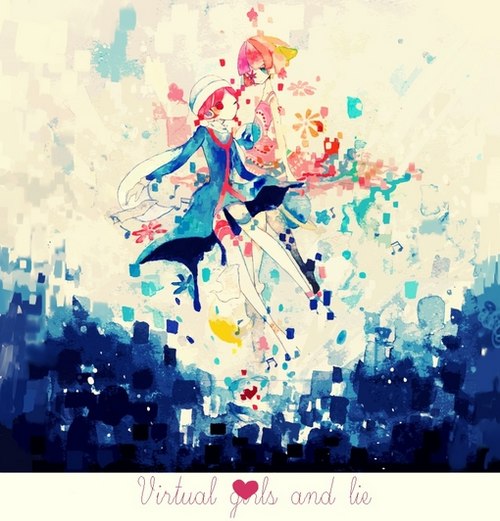 一块染着不同颜色的拼图