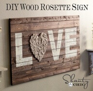 DIY Wall Art ~ LOVE