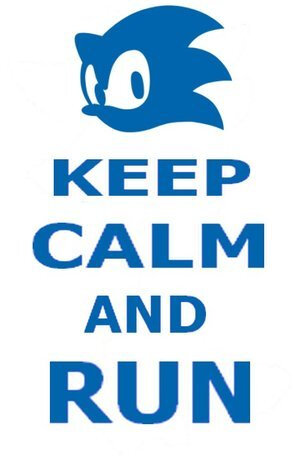 Keep Calm and Run Poster by ~SonicAngel15 on deviantART