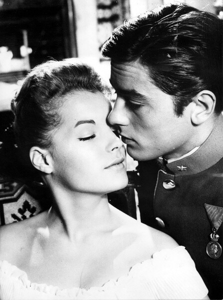 Alain Delon and Romy Schneider