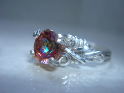 Twilight Mystic Topaz Sterling Silver Ring