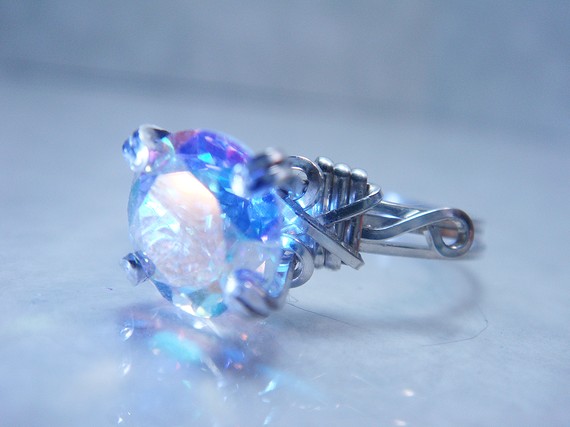 Mercury Mist Topaz Sterling Silver Ring