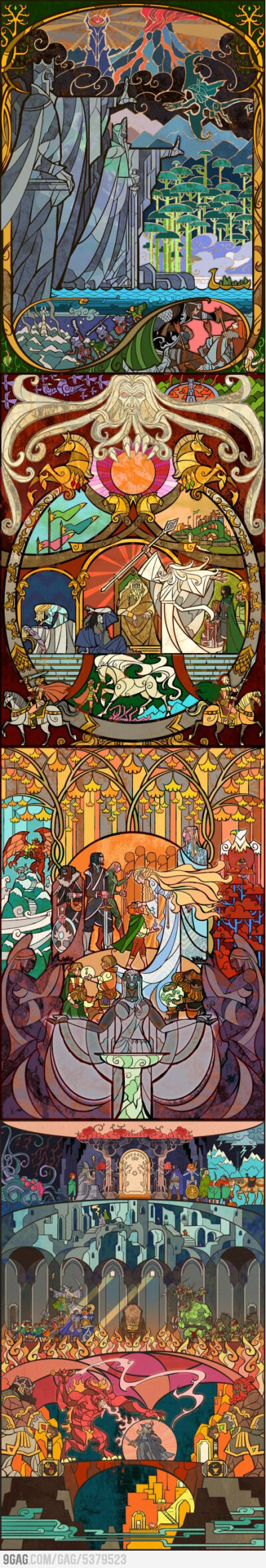 LOTR Stained Glass