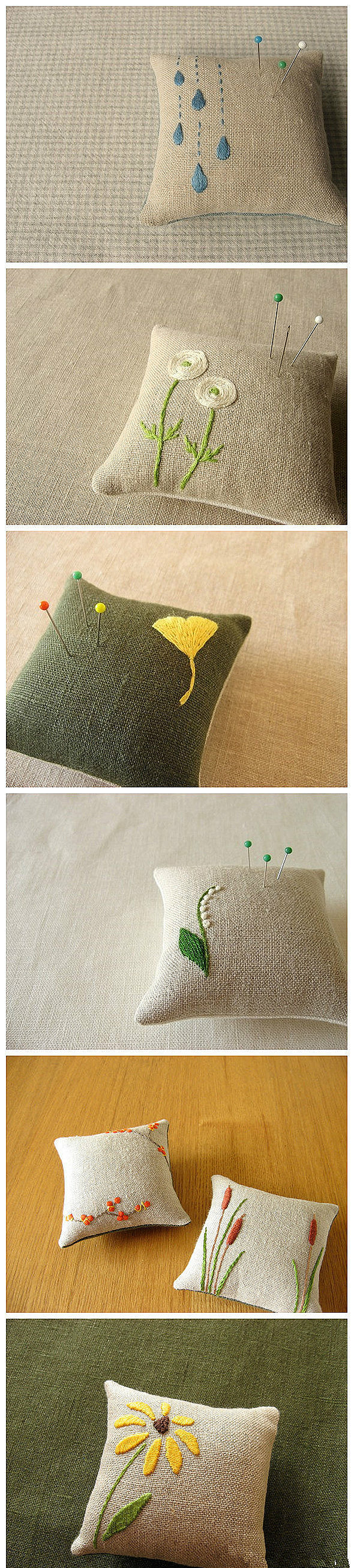 可以当作针线包。也可以放大做抱枕~