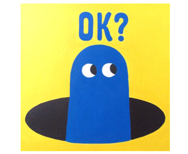 OK？GENEVIEVE Gauckler 丙烯画在画布上