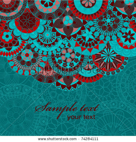 Ornate background with copy space.