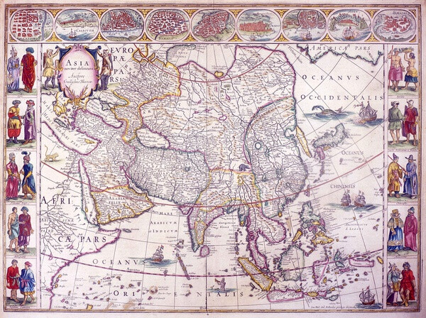 Dutch Map of Asia