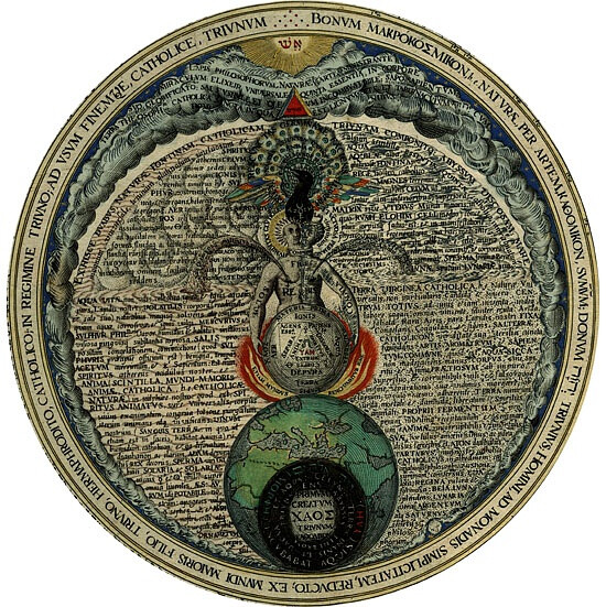 The hermaphrodite Amphitheatrum sapientiae aeternae, 1595, Heinrich Khunrath