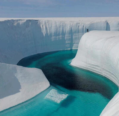 Ice Canyon, Groenlandia.