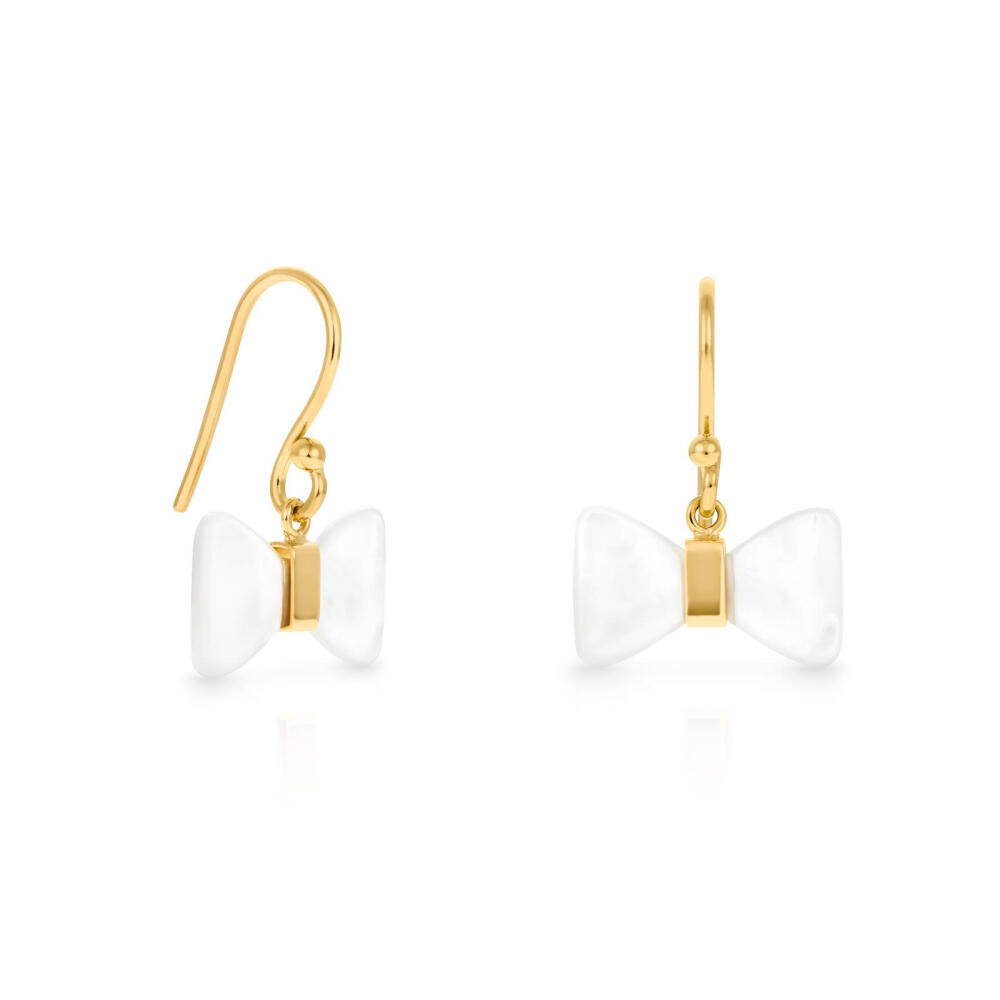 Fermé 18kt yellow gold TOUS Fermé earrings with mother of pearl. 1,5cm. - 9/16". Hook lock.