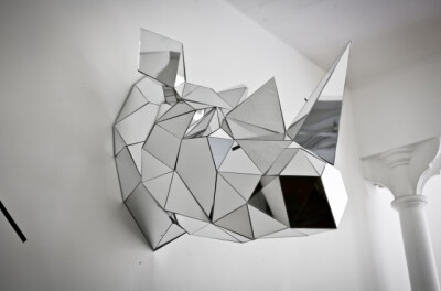 Animal Sculptures Mirror