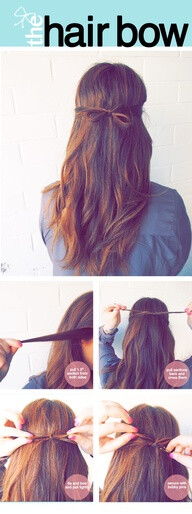The Hair bow: So pretty!
