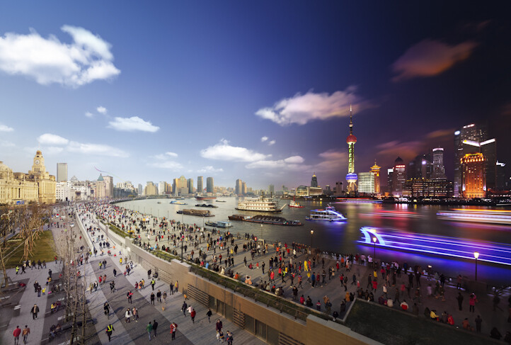 【Day to Night】Shanghai, China - Stephen Wilkes