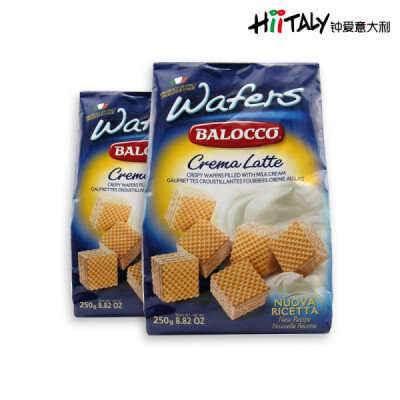 【淘最意大利】Balocco/百乐可 进口鲜奶威化饼干（鲜奶油味）250g 意大利产