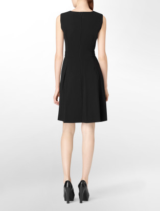 ck a-line sleeveless dress