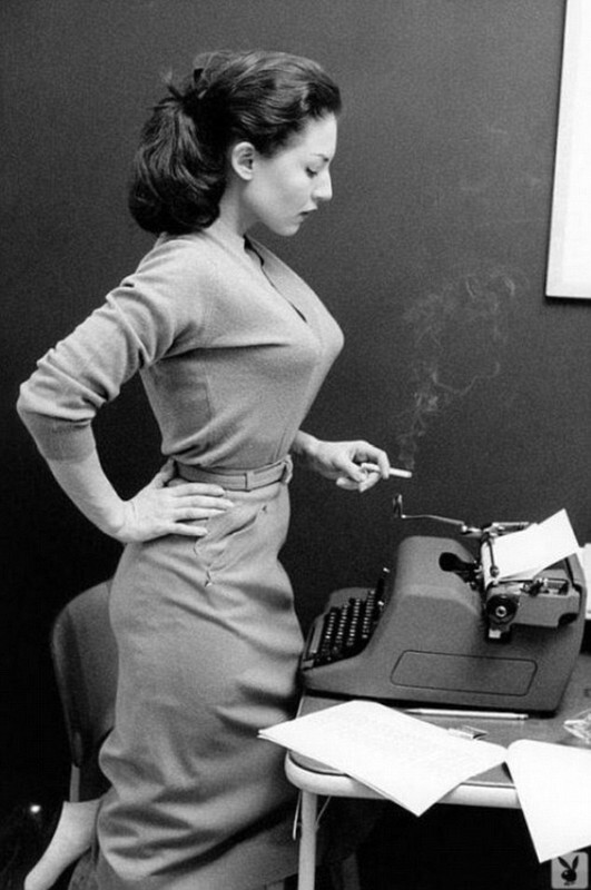 20世纪30至60年代欧洲女秘书的工作旧照
