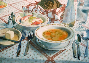 绝对逼真美食插画