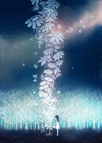 插画里的小清新