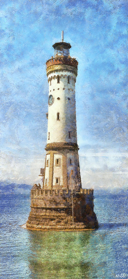 18.Lindau Lighthouse, 巴伐利亚州，德国。此座灯塔是德国最南端的灯塔，已有150年的历史。这广阔的水面就是康斯坦茨湖，东临奥地利，西南方则是瑞士。