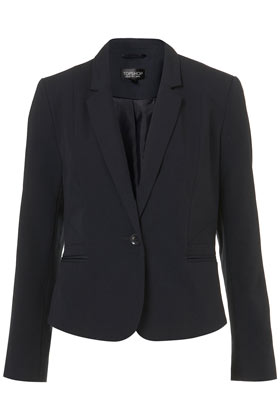 Navy Shrunken Blazer