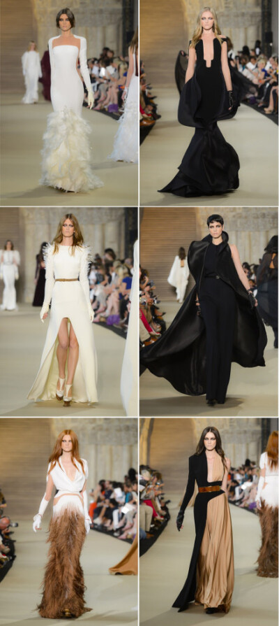 Stephane Rolland 2013秋冬高级定制——黑白天鹅的较量