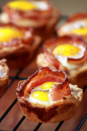 Bacon and Egg cups.