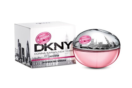 灼灼其华—DKNY Be Delicious 伦敦 DKNY Be Delicious 最爱伦敦淡香精50ml 融合英国乡村与伦敦市的本质与灵魂，此一精致香氛以春天的风信子、青苹果、浓郁的忍冬、黑醋栗芽苞为特色－当然还有大量美丽的英国蔷薇，将您拂向了 山冈连绵起伏的科茨沃尔德（Cotswolds）。以温暖琥珀及高雅的岩兰草构成后味，赋予繁复精致的尾韵，带您回到伦敦的豪华高级街道及特拉法加广场 （Trafalgar Square）与泰晤士河畔风光。