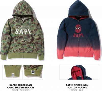 第2弹10月6号即将发售，A BATHING APE Spider-Man系列