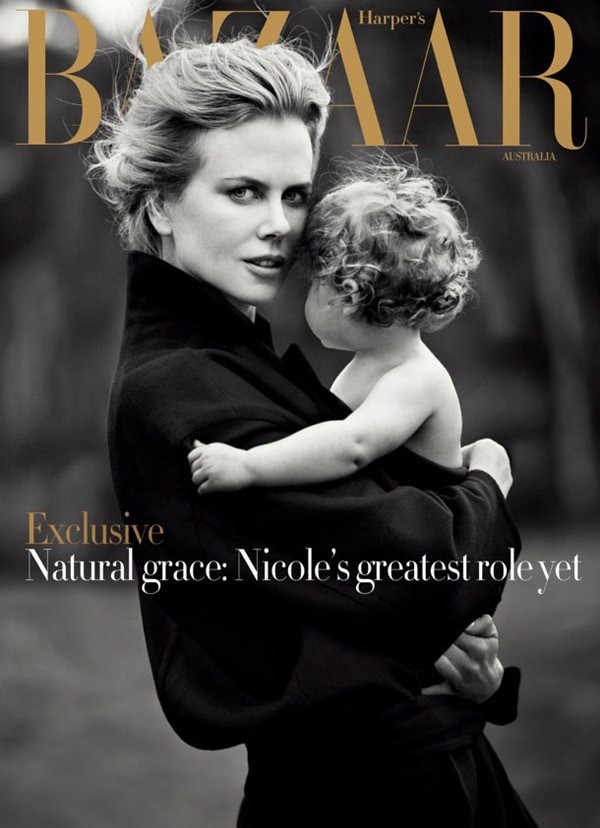 Magazine Cover : Nicole Kidman by Will Davidson for Harper’s Bazaar Australia June/July 2012