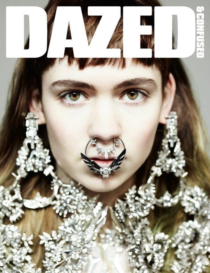 Dazed & Confused April 2012 Cover with Grimes