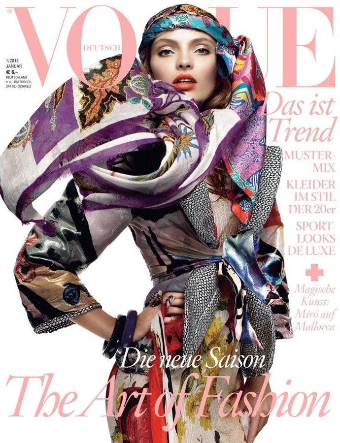 Vogue Germany January 2012 Cover