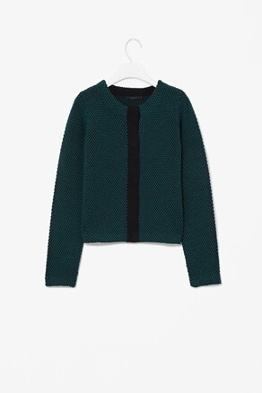 Point knit cardigan