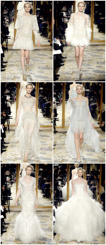 Marchesa 2012秋冬婚纱款