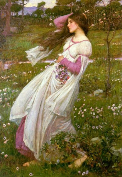 意大利羅馬藝術家John William Waterhouse(1849-1917)