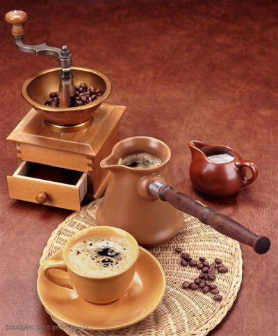 品味咖啡-制作咖啡的工具生活百科图片素材