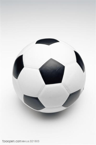 运动用品-一个足球特写生活百科图片素材