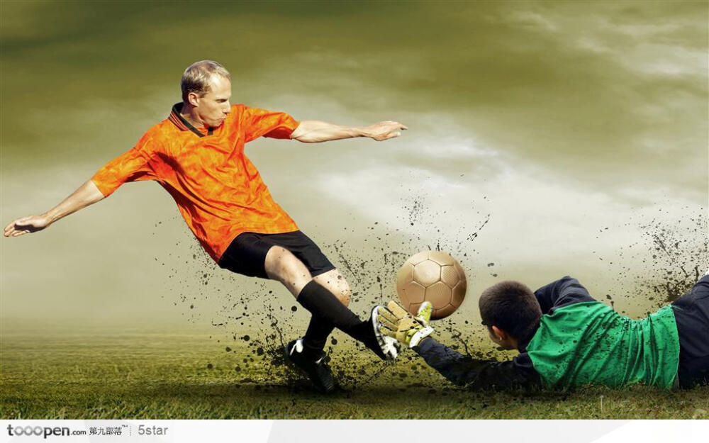 足球运动--南非世界杯射门生活百科图片素材